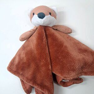 Carter's Child of Mine Fox Lovey Baby Security Blanket Red Brown plush toy lovie
